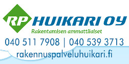 Rakennuspalvelu Huikari Oy logo